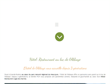 Tablet Screenshot of hotel-abbaye-jura.com